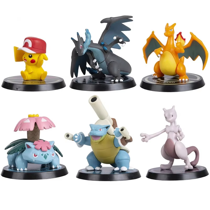 Model Kit Rayquaza - Pokemon 6 Teile/satz Anime Figur Pikachu