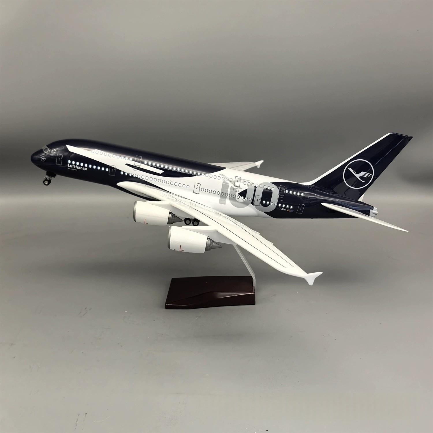 Model Kit Resin - Neues 45cm Lufthansa A380 100 Jahre