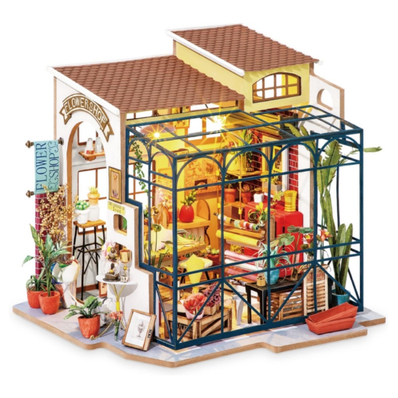 Model Kit Glue - Robotime Rolife DIY Miniatur-Puppenhaus-Sets zum Bauen