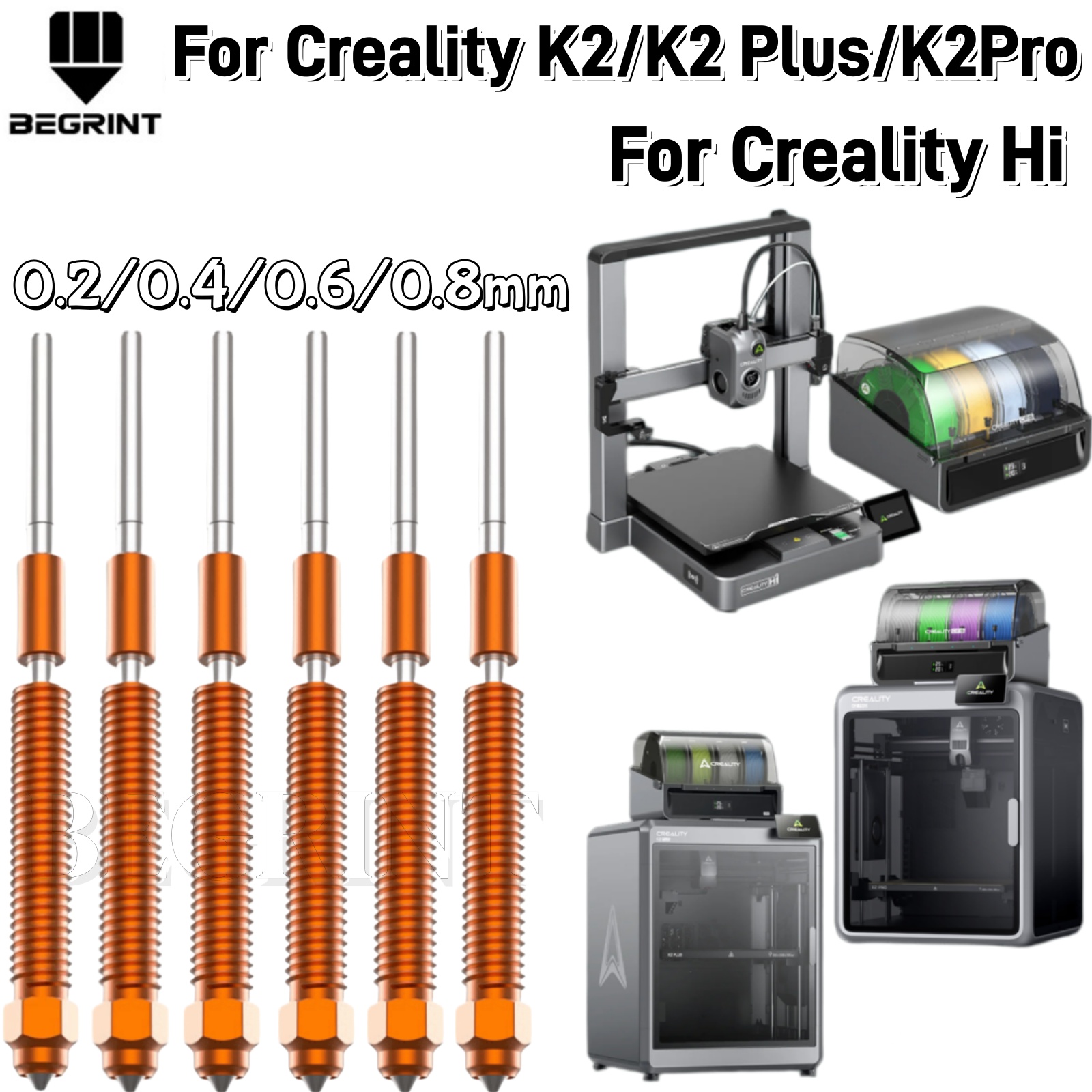 Model Kit Unicorn - Für Creality K2/K2 Plus/K2 Pro Verbessertes
