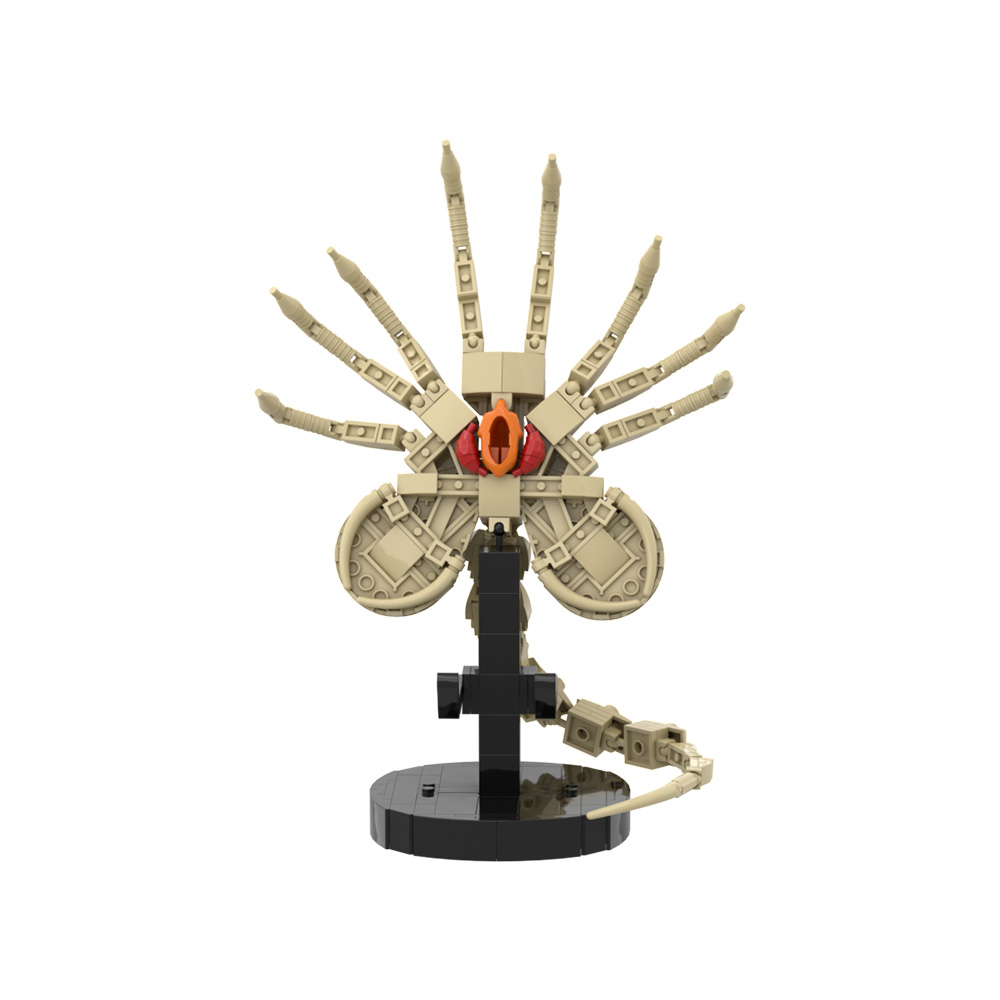 Model Kit Ultron - Gobricks MOC Alien Facehugger Ziegel Modell