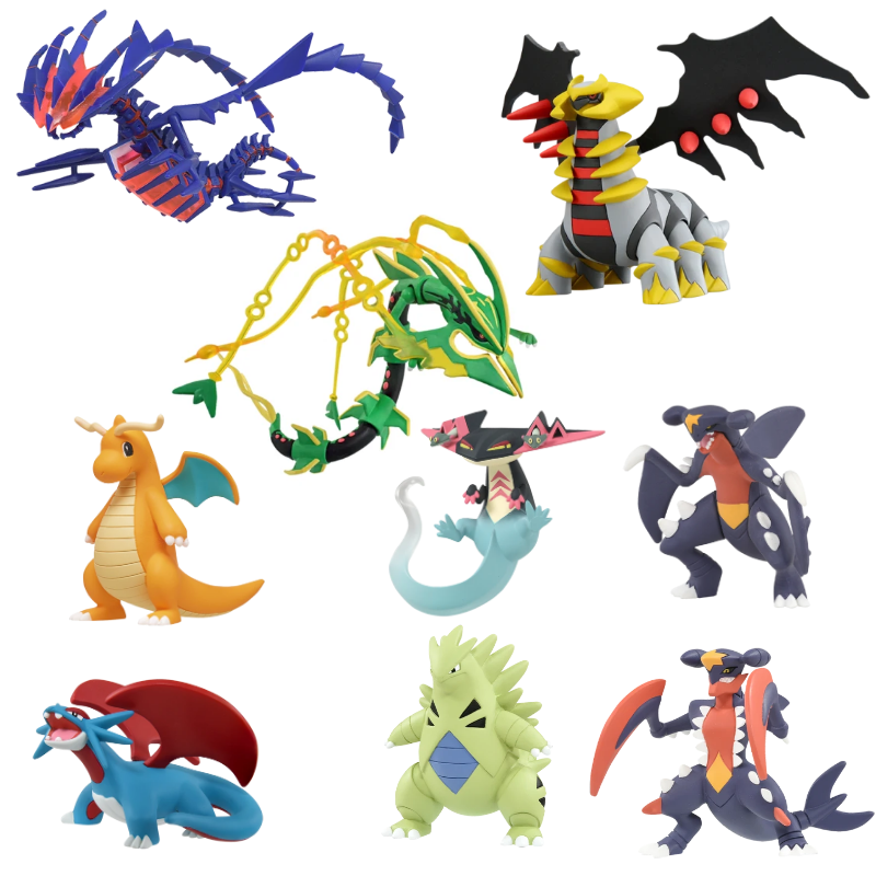 Model Kit Rayquaza - Original TAKARA TOMY Drachen-Typ Pokemon Figuren