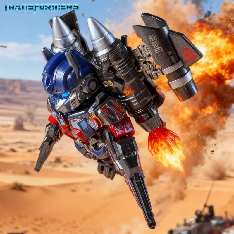 Model Kit Optimus - Optimus Prime Jetpack Transformers Bausteine Kleine