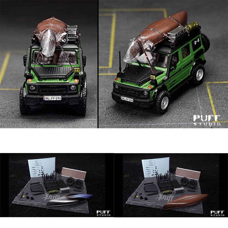 Model Kit Resin - PuffStudio 1/64 Boot-Kit Geeignet für Automodell-Modifikationszubehör