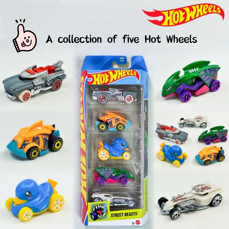 Hot Wheels Car Track Sets - Hotwheels Legierung Kleines Laufendes Auto Fünf-Pack