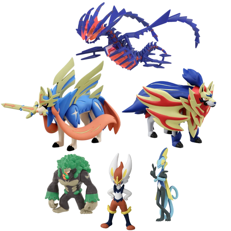 Model Kit Rayquaza - Original TOMY Pokemon Figuren Schwert Schild