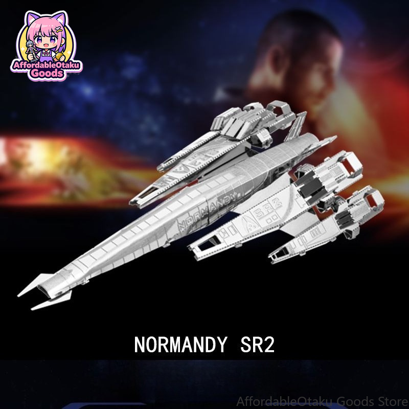 Model Kit Glue - Normandy SR2 Stil Raumschiff 3D Metallpuzzle