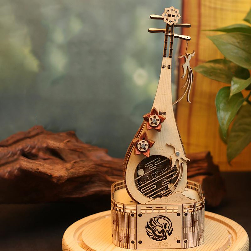 Model Kit Glue - DIY 3D Holzpuzzle Miniaturmodellbausätze Zusammengebaute chinesische