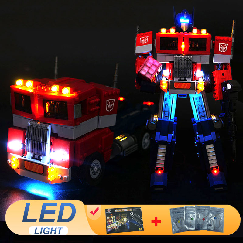 Model Kit Optimus - LED-Lichtset für LEGO 10302 Optimus Prime,