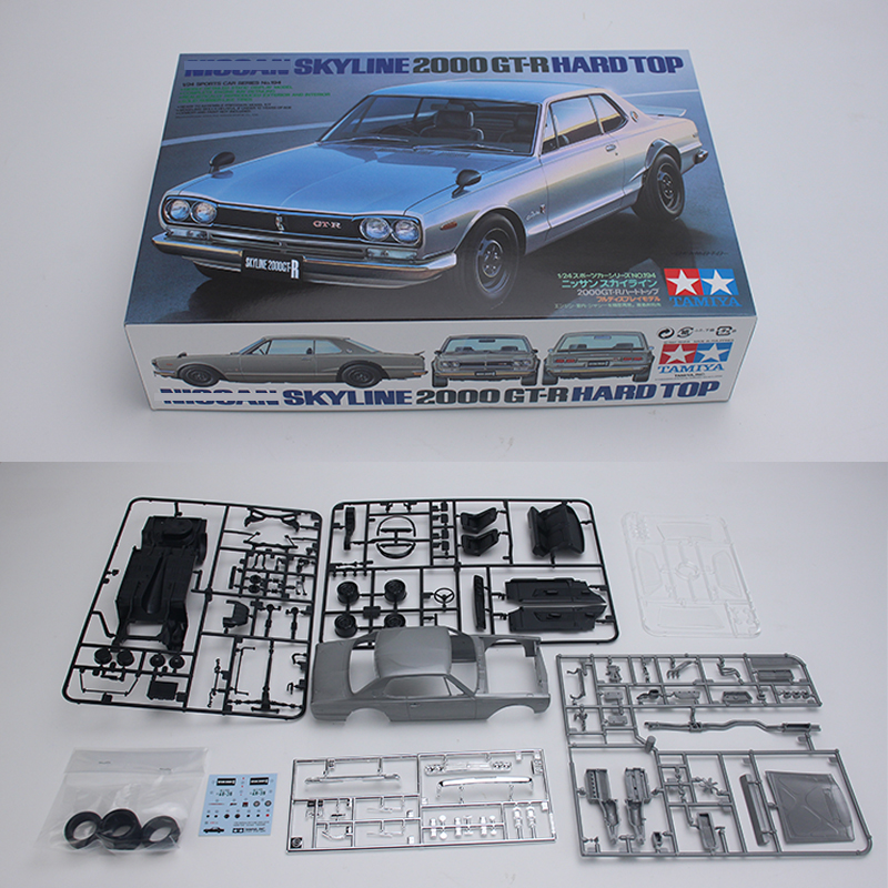 Model Kit Nissan Skyline - TAMIYA Plastikmodellbausatz 24194 2000GT-R Auto, Spielzeugsammlung