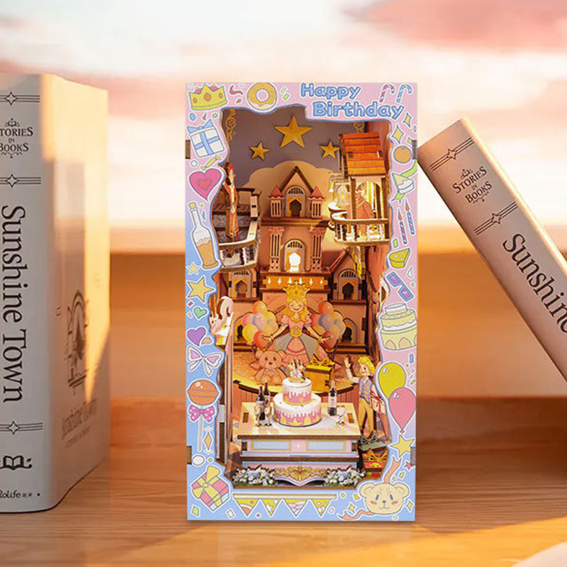 Model Kit Glue - DIY Holzbuch Nook Regal Einsatz Kit