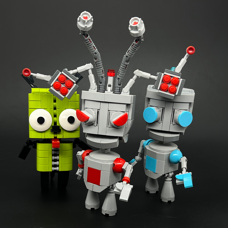 Model Kit Companies - Alien Roboter Hund Kreative Modell Bausteine