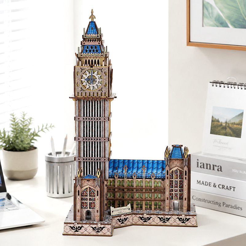 DIY 3D Holz-Big-Ben-Cottage Pu – Model Kit Glue Bewertung und Preis
