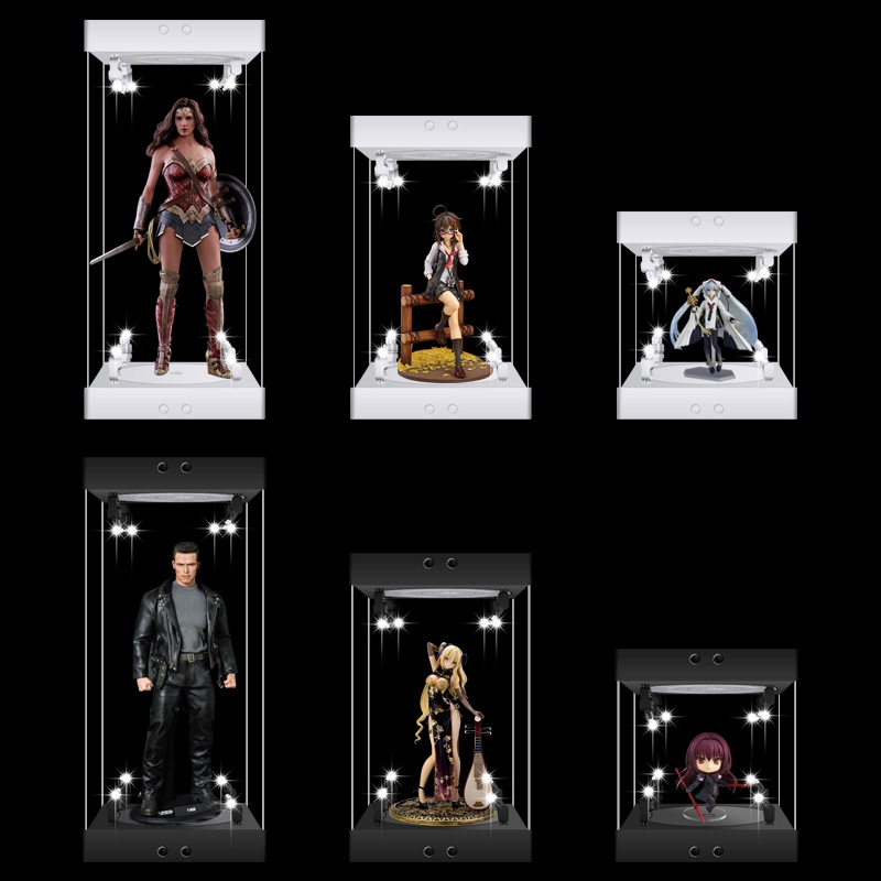 Zusammenbau von rotierenden LE – Model Kit Display Case Bewertung und Preis
