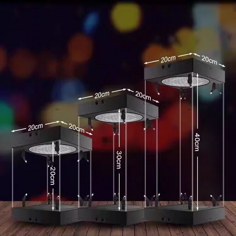 Zusammenbau von rotierenden LE – Model Kit Display Case Bewertung und Preis