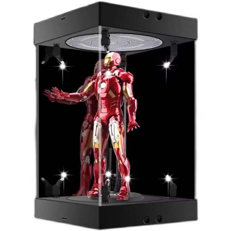Zusammenbau von rotierenden LE – Model Kit Display Case Bewertung und Preis