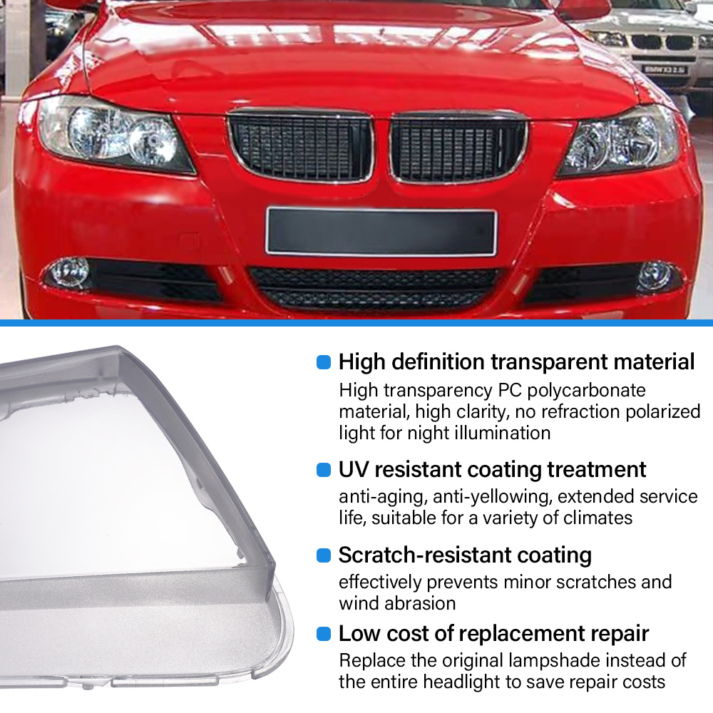 Auto-Scheinwerferabdeckung Vor – Model Kit Bmw Bewertung und Preis