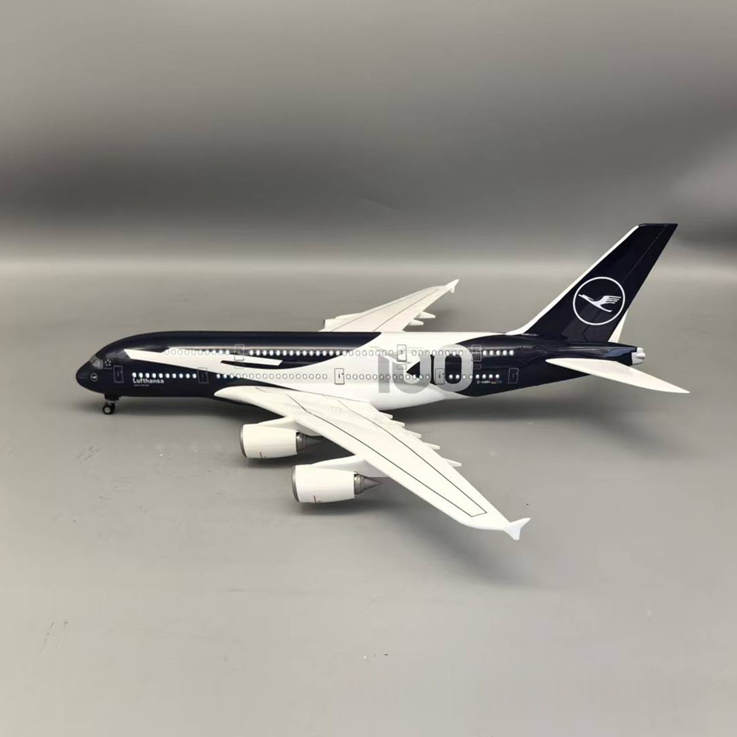 Neues 45cm Lufthansa A380 100  – Model Kit Resin Bewertung und Preis