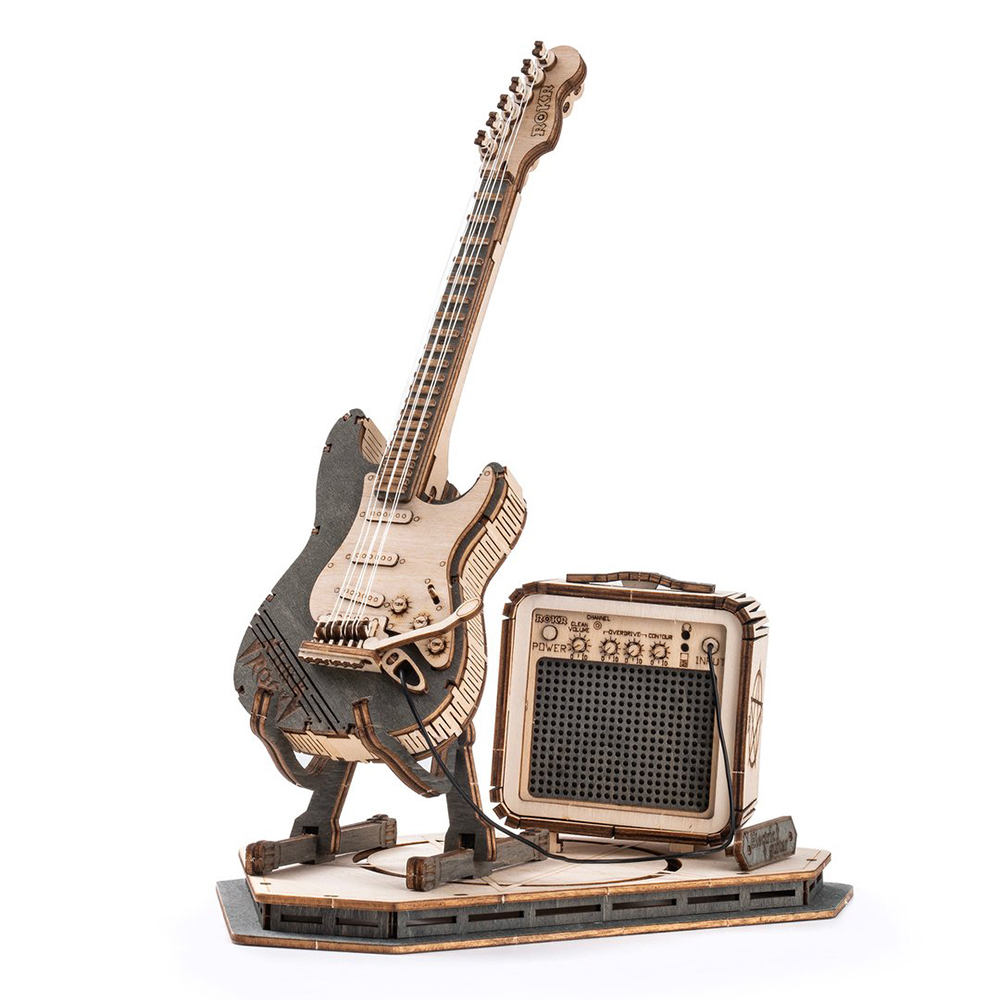 Holzgitarren-Modell 3D-Puzzle  – Model Kit Resin Bewertung und Preis