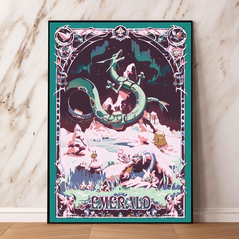 Pokemon Retro Cartoon Poster K – Model Kit Rayquaza Bewertung und Preis
