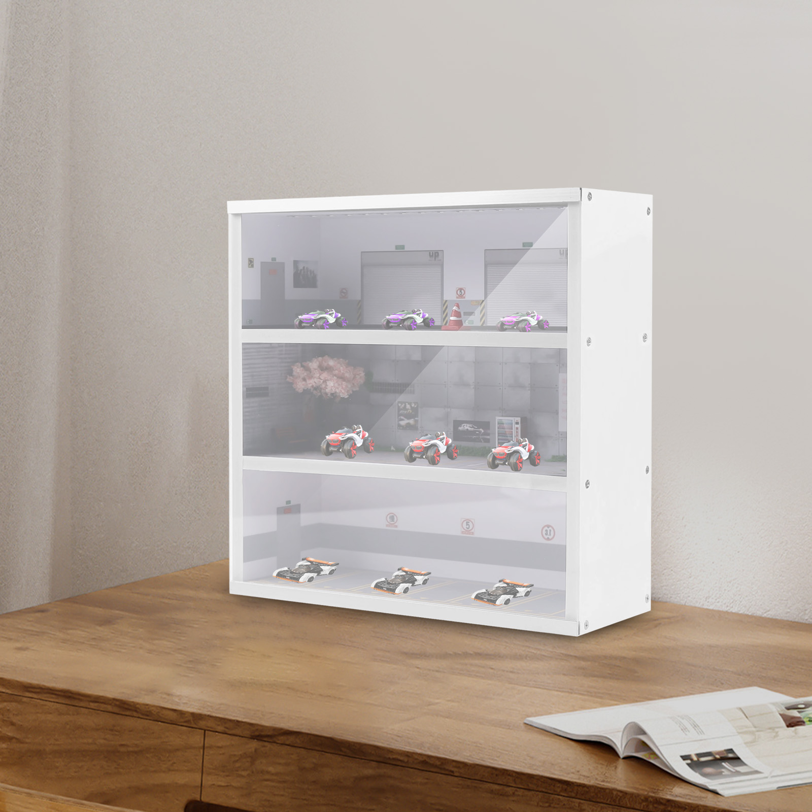 1:64 Simulations-Diorama Parkp – Model Kit Display Case Bewertung und Preis