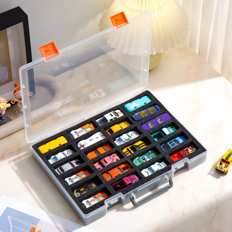 Feuerfarbene Auto-Aufbewahrung – Model Kit Display Case Bewertung und Preis