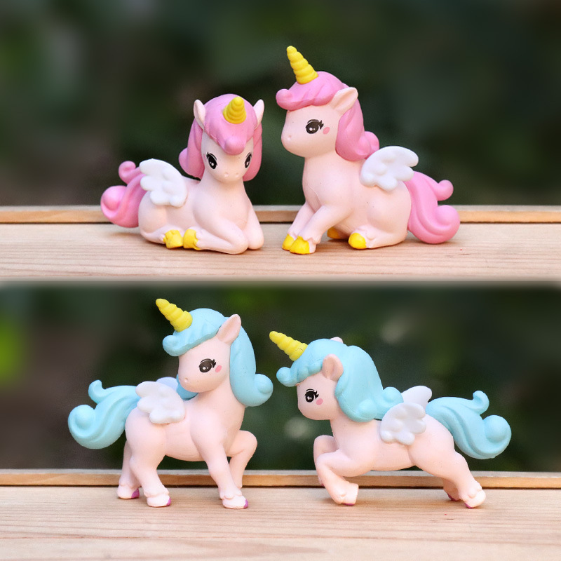 4 Stück/Set Anime Einhorn Q-Ve – Model Kit Unicorn Bewertung und Preis
