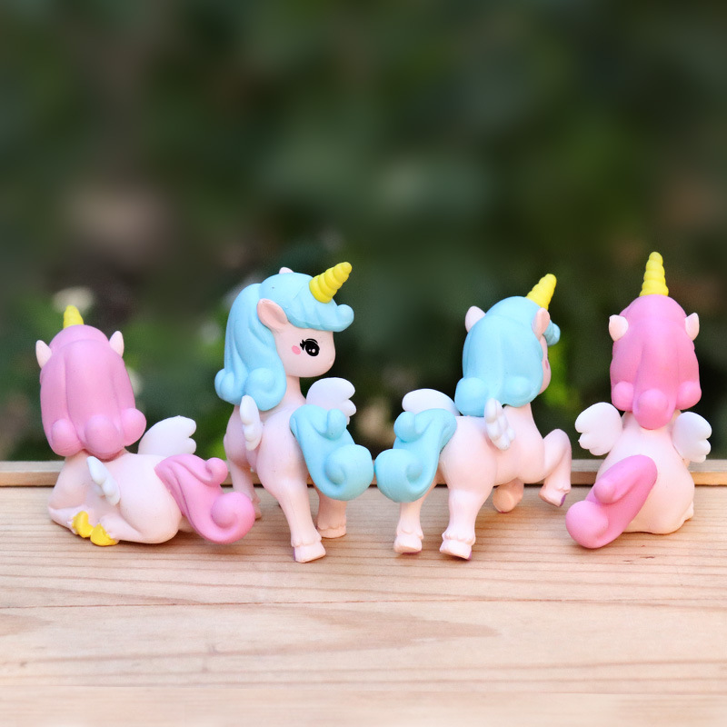 4 Stück/Set Anime Einhorn Q-Ve – Model Kit Unicorn Bewertung und Preis