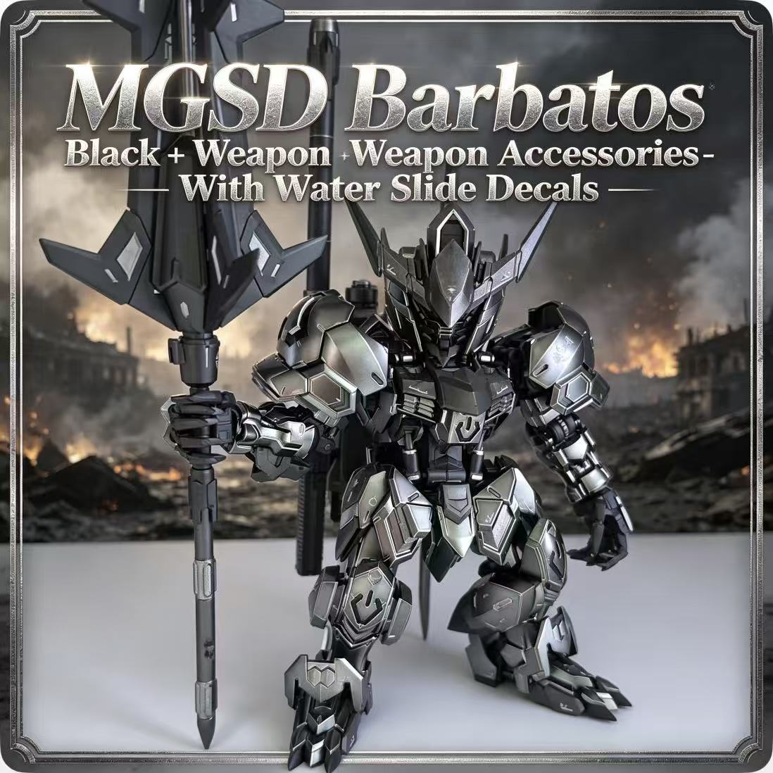 G08B【AUF LAGER】 MGSD ASW-G-08  – Model Kit Gundam Barbatos Bewertung und Preis