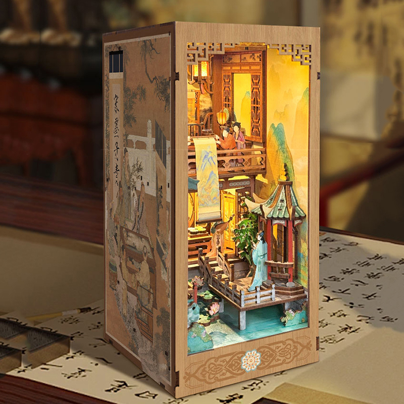 DIY Holzbuch Nook Regal Einsat – Model Kit Glue Bewertung und Preis
