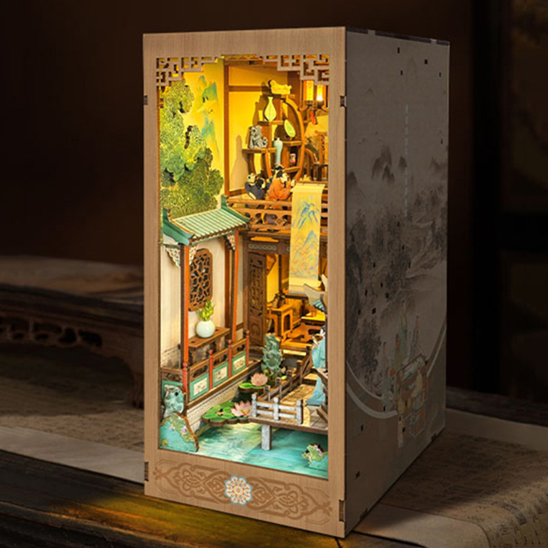 DIY Holzbuch Nook Regal Einsat – Model Kit Glue Bewertung und Preis