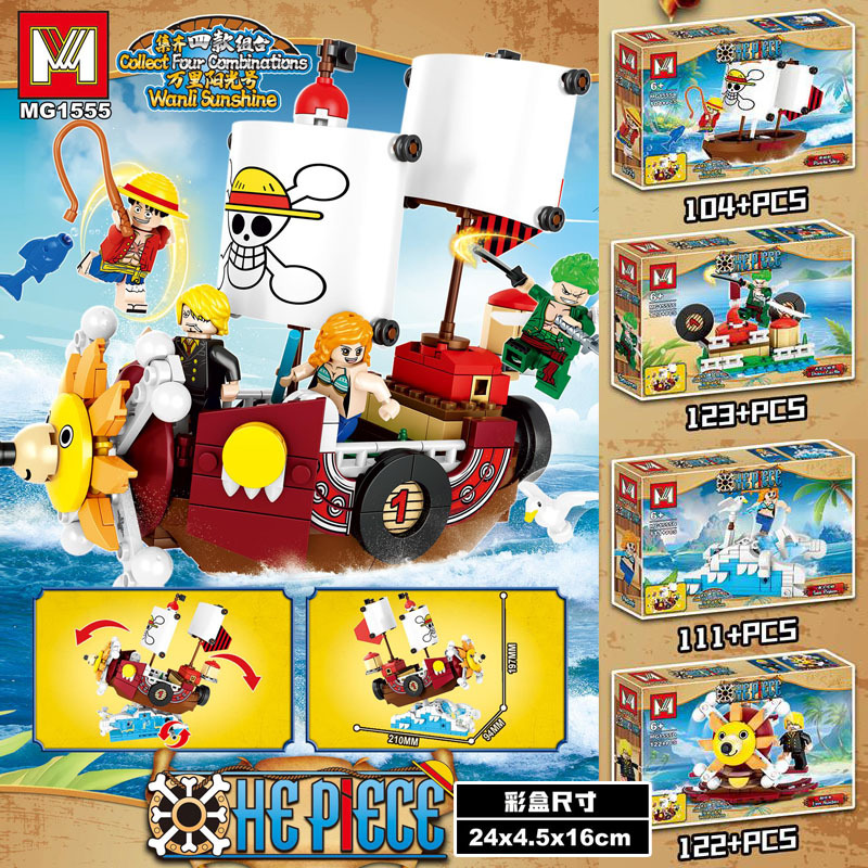 One Piece Wanli Piratenschiff  – Model Kit One Piece Ship Bewertung und Preis
