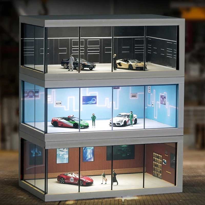 1/64 Simulieren Miniatur Figur – Model Kit Display Case Bewertung und Preis