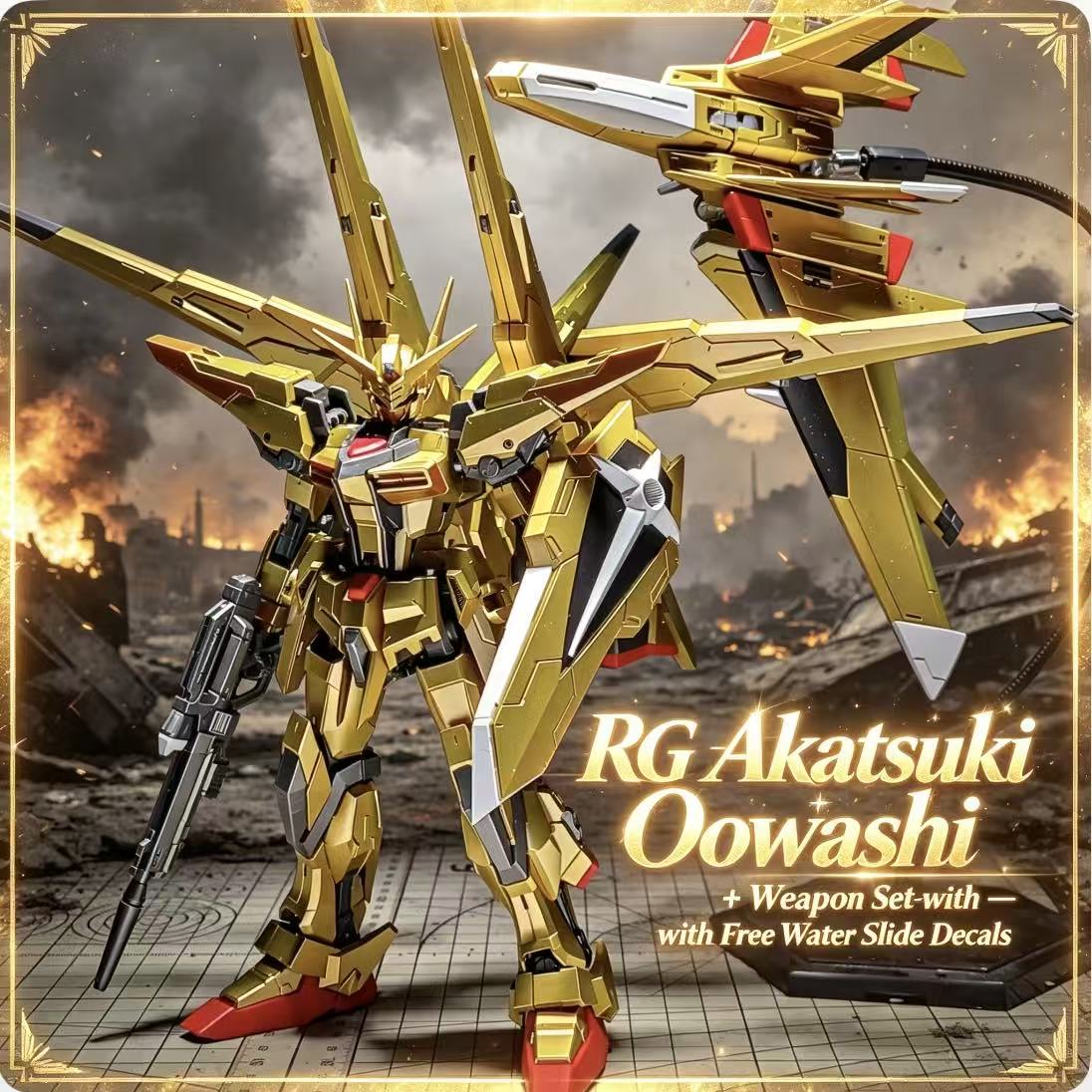 RG41 1/144 ORB-01 Akatsuki Oow – Bandai Model Gundam Rg Bewertung und Preis