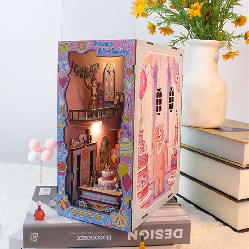 DIY Holzbuch Nook Regal Einsat – Model Kit Glue Bewertung und Preis
